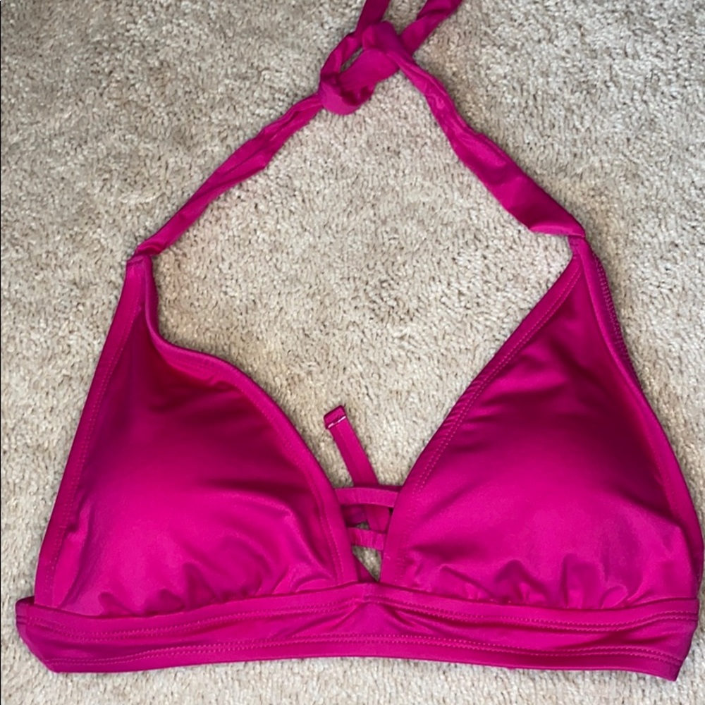 Pink Triangle Bikini Top - Picture 4 of 6